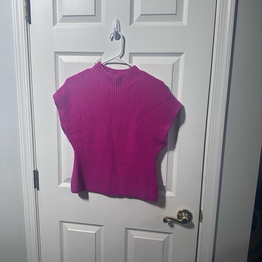 Banana Republic Fuchsia Cowl Neck Sweater
